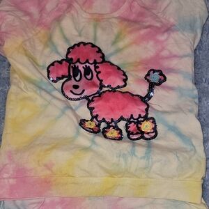 Tie-Dye Poodle Sweatshirt